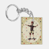 Skateboarder Sleutelhanger (Voorkant Links)