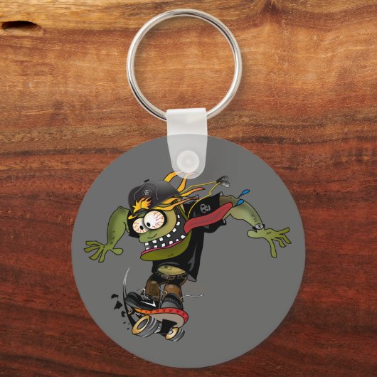 Skateboarder Sleutelhanger (Voorkant)