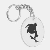 Skateboarder sleutelhanger ontwerp (Voorkant Links)