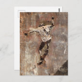 Skateboarder Street Art Style Briefkaart (Voorkant / Achterkant)