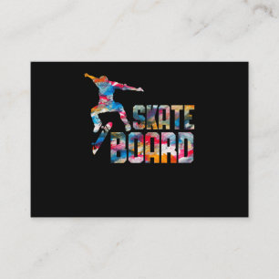 Skateboarder Stunt Jump Boys Visitekaartje
