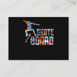 Skateboarder Stunt Jump Boys Visitekaartje