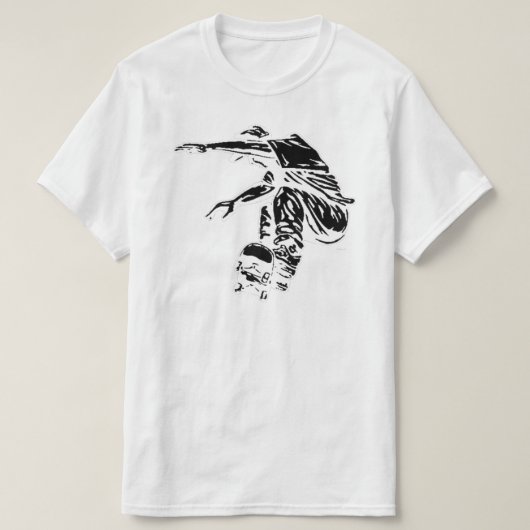 Skateboarder T-shirt (Design voorkant)