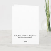 Skateboarder word collage greeting card kaart (Achterkant)