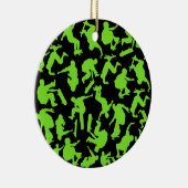 Skateboarders Collage Keramisch Ornament (Rechts)