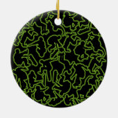 Skateboarders Collage Keramisch Ornament (Achterkant)