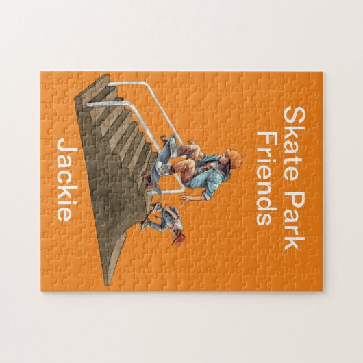 skateboarders legpuzzel (Horizontaal)