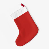 Skateboardhond Silhouette Cool Skater Dog Kleine Kerstsok (Achterkant (Hangend))