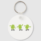 Skateboarding Android Sleutelhanger (Voorkant)