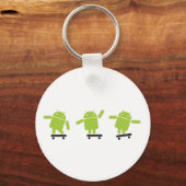 Skateboarding Android Sleutelhanger (Voorkant)