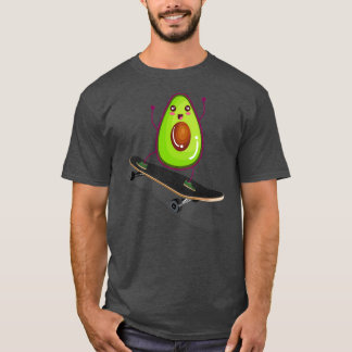 Skateboarding Avocado T-shirt