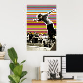 Skateboarding Bowl Poster (Thuiskantoor)