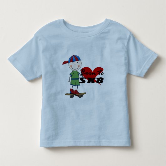SKATEBOARDING - Boy in Baseball Pet Kinder Shirts (Voorkant)