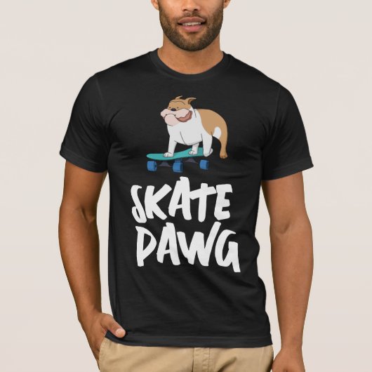 SKATEBOARDING BULL DOG SCHAATS DAWG T-SHIRTS T - S (Voorkant)