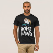 SKATEBOARDING BULL DOG SCHAATS DAWG T-SHIRTS T - S (Voorkant volledig)