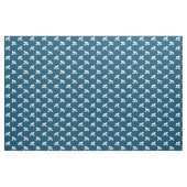 Skateboarding Bulldog Pattern | Cool Skater Dog Stof (Yard (91,4 cm))