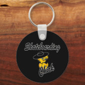 Skateboarding Chick #4 Sleutelhanger (Voorkant)