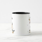 Skateboarding Dog Mok - Leuk en speels cadeau (Midden)