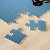 Skateboarding French Bulldog Dog Puzzle Legpuzzel (Zijkant)