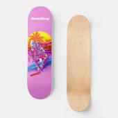 Skateboarding Girl Persoonlijk Skateboard (Voorkant)