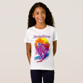 Skateboarding Girl T-shirt (Voorkant volledig)