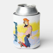 Skateboarding Guy Blikjeskoeler (Blikje Voorkant)