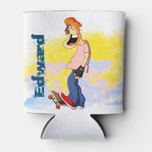 Skateboarding Guy Blikjeskoeler (Voorkant)