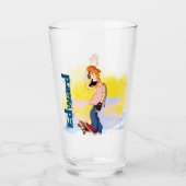 Skateboarding Guy Glas (Voorkant)