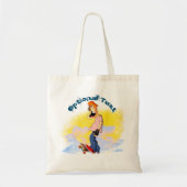 Skateboarding Guy Tote Bag (Voorkant)