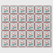 Skateboarding Holiday Gift Cadeaupapier (Vlak)