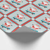 Skateboarding Holiday Gift Cadeaupapier (Hoek)