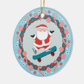 Skateboarding Holiday Gifts Ceramic Ornament (Links)