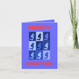 SKATEBOARDING KERSTMIS KAARTEN & NOTECARDS