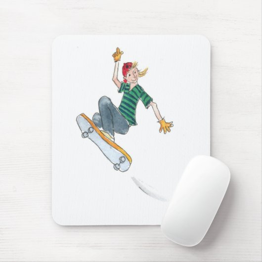 Skateboarding Mousepad Muismat (Met muis)