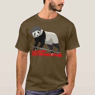 Skateboarding Panda T-shirt