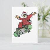Skateboarding Santa (Staand voorkant)