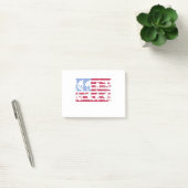 Skateboarding Schaats Board American Flag Post-it® Notes (Kantoor)