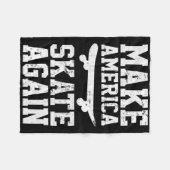 Skateboarding Skateboarder Skateboard Vintage Gift Fleece Deken (Voorkant (Horizontaal))