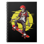 Skateboarding Skeleton Notitieboek (Voorkant)