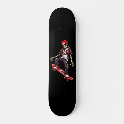 Skateboarding Skeleton Persoonlijk Skateboard (Voorkant)