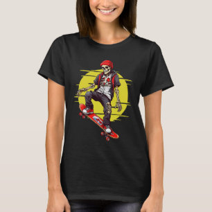 Skateboarding Skeleton T-shirt