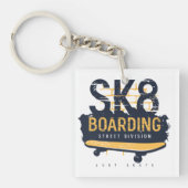 Skateboarding Street Division Sleutelhanger (Voorkant)