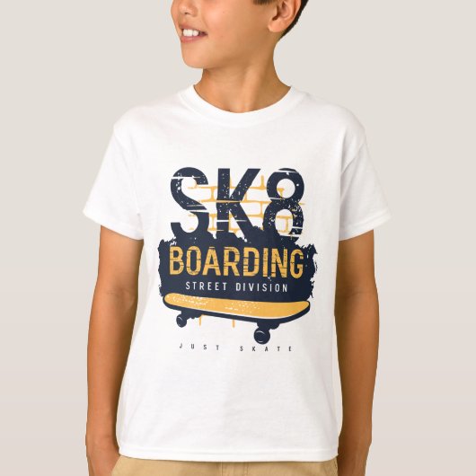 Skateboarding Street Division T-shirt (Voorkant)