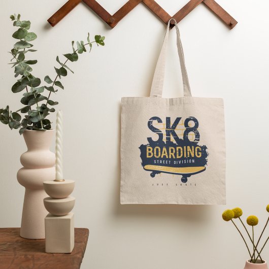 Skateboarding Street Division Tote Bag