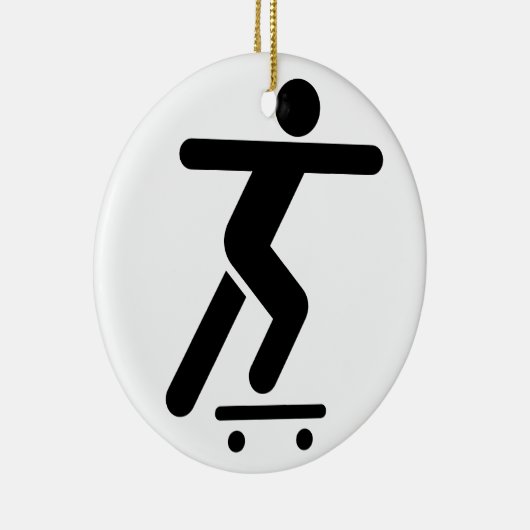 Skateboarding Symbol Ornament (Rechts)