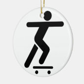 Skateboarding Symbol Ornament (Links)