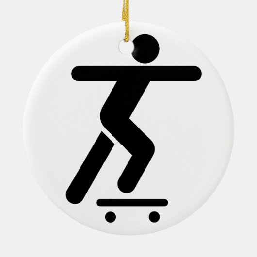 Skateboarding Symbol Ornament (Achterkant)