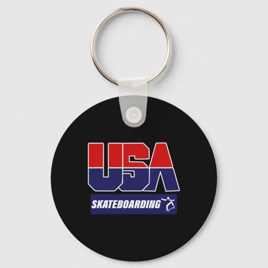 Skateboarding Usa  Sleutelhanger (Voorkant)
