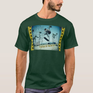 Skateboarding Venice Beach California Skateboardin T-shirt