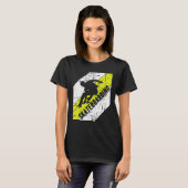 Skateboarding Vintage Skateboarder Skate T-shirt (Voorkant volledig)